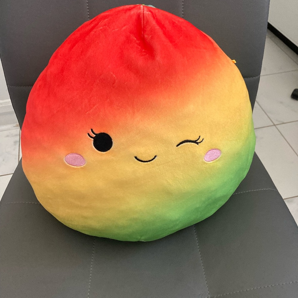 Squishmallows Red Yellow Green Stuffed Animal